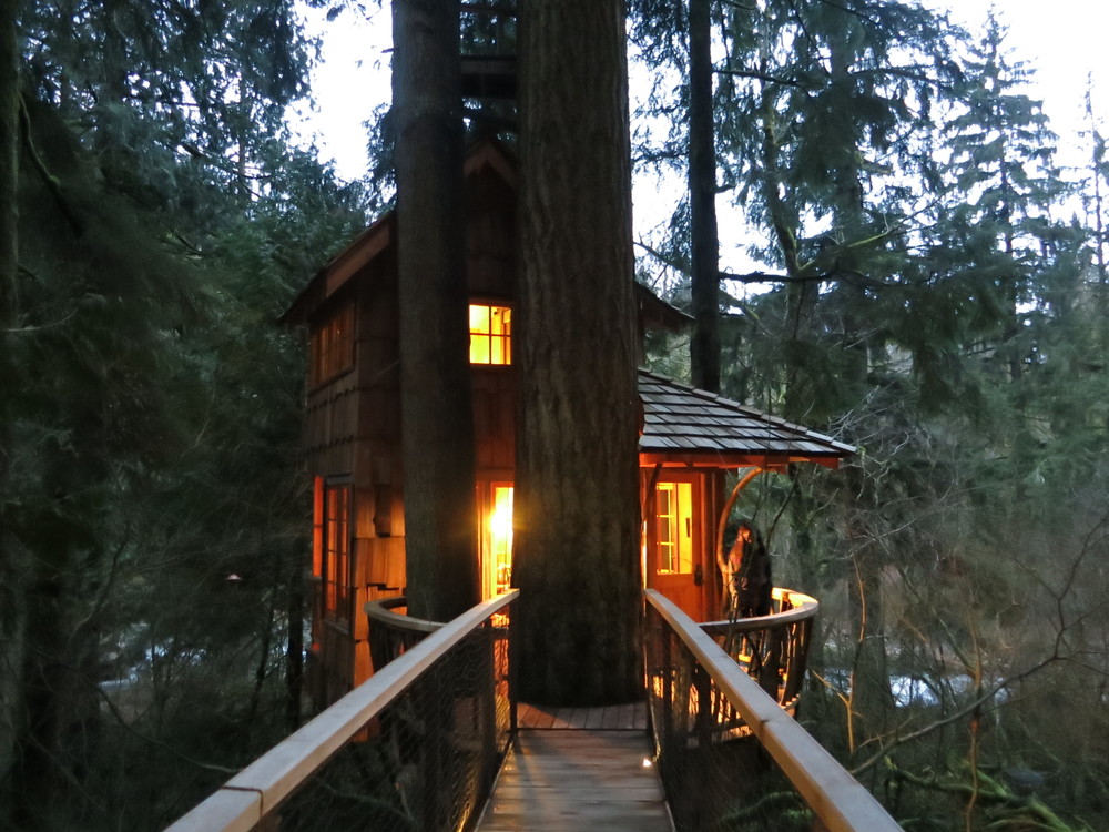 We stayed in this beautiful treehouse called 