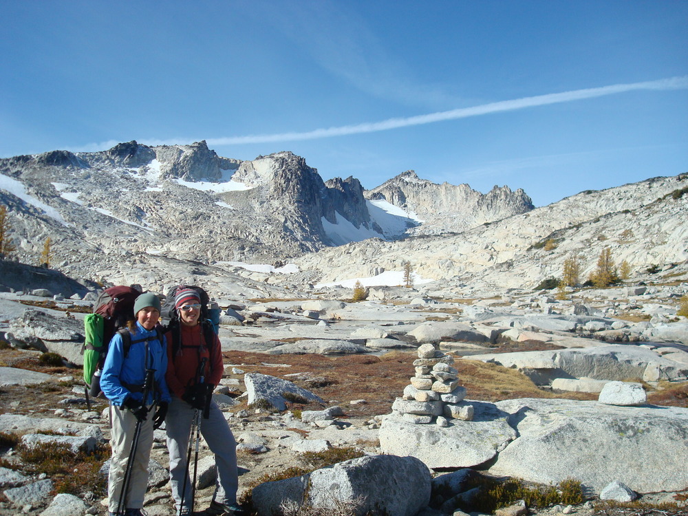 Mom and I in the Upper Enchantments, Alpine Lakes Wilderness.