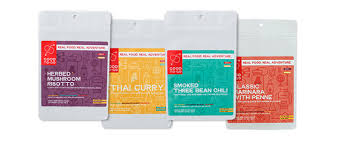 Good to Go Meals - they now have a few additional flavors, including an Indian Korma, a Phad Thai and an Oatmeal.